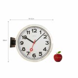 Afbeelding van Nextime Station wit 38 cm klok