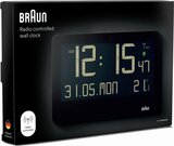 Braun BC14B zwart 26 cm radiogestuurde klok